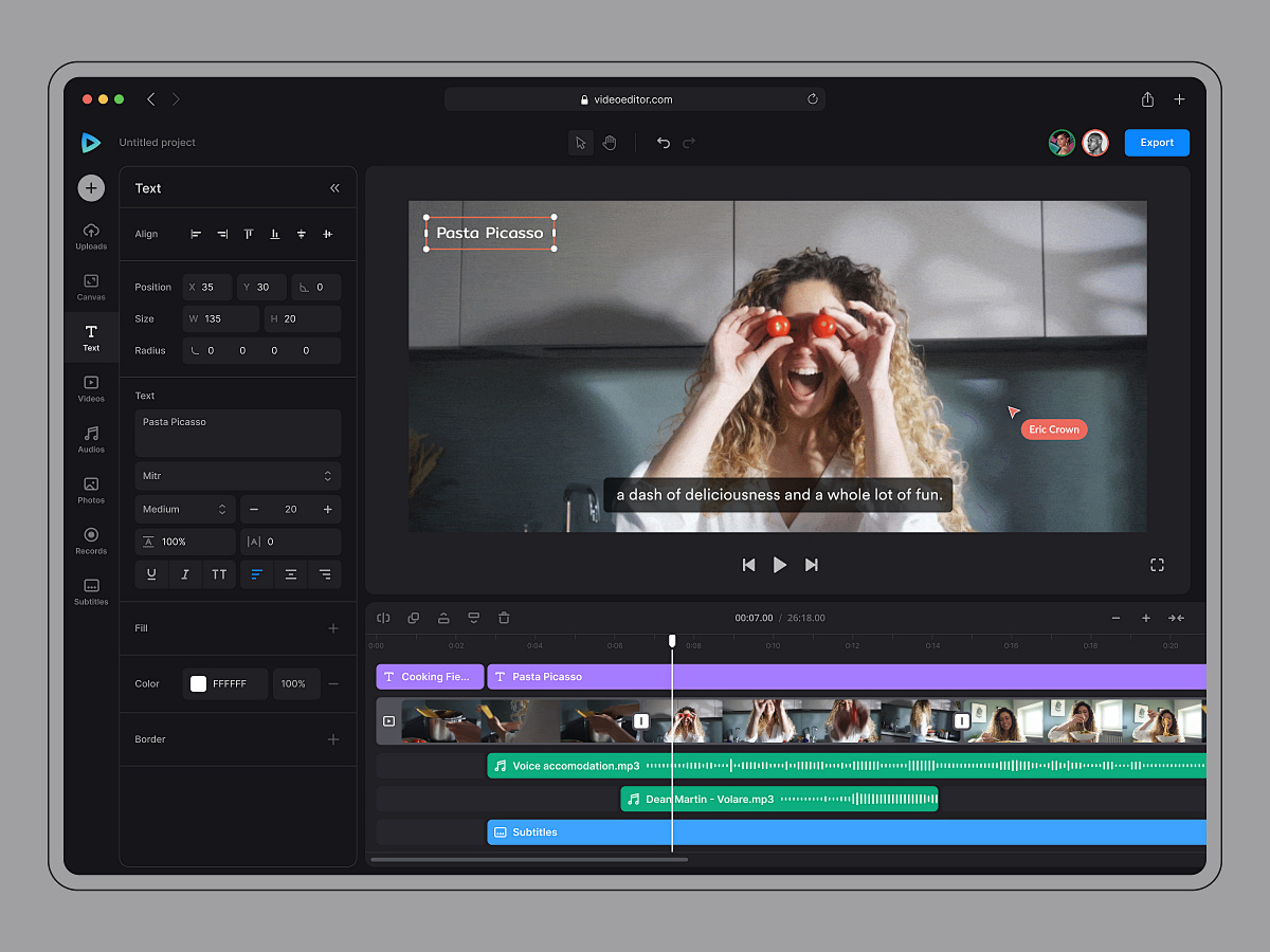 Short video proxy operation service